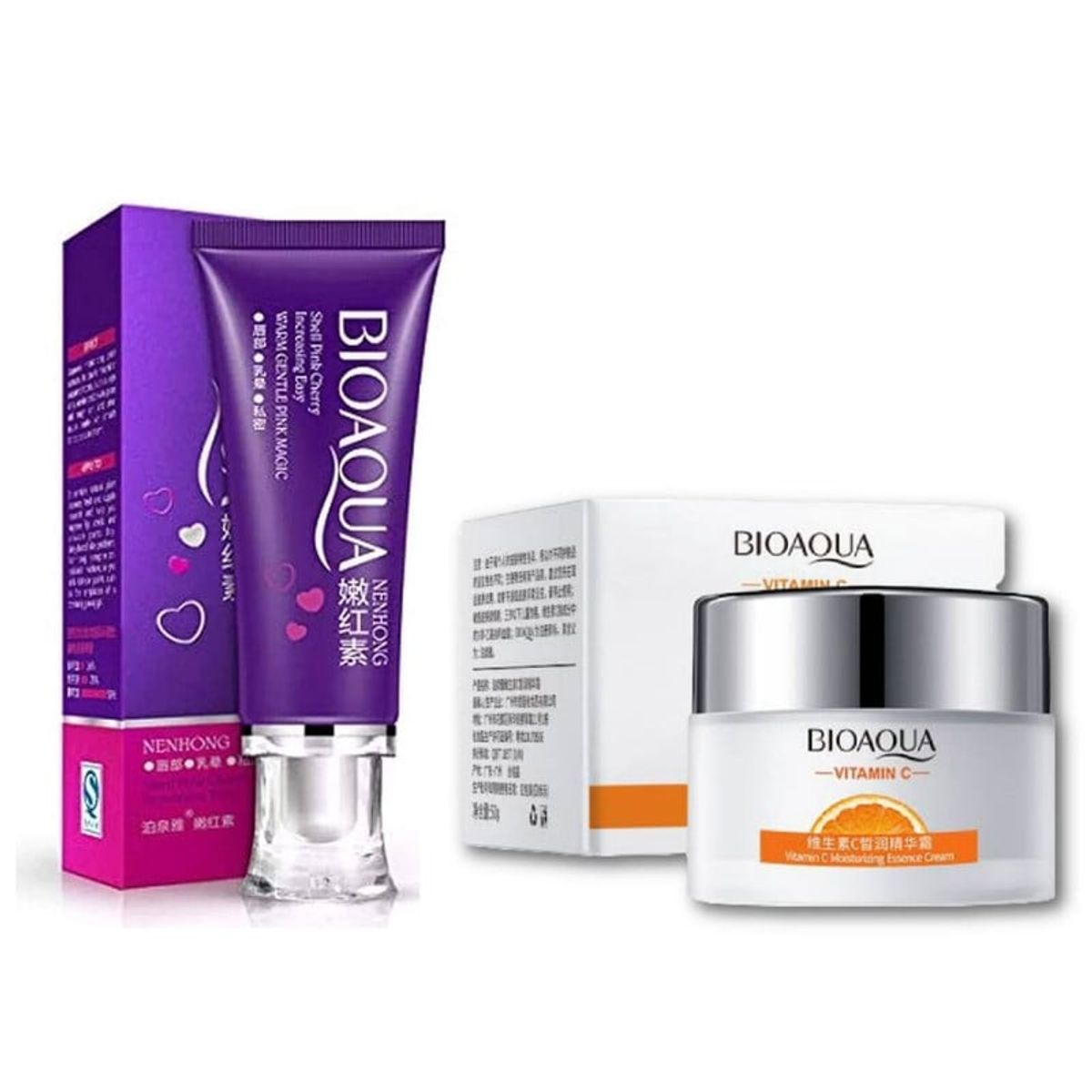 BIOAQUA - PACK CREMA DESPIGMENTANTE ZONAS Y CREMA HIDRATANTE VITAMINA C