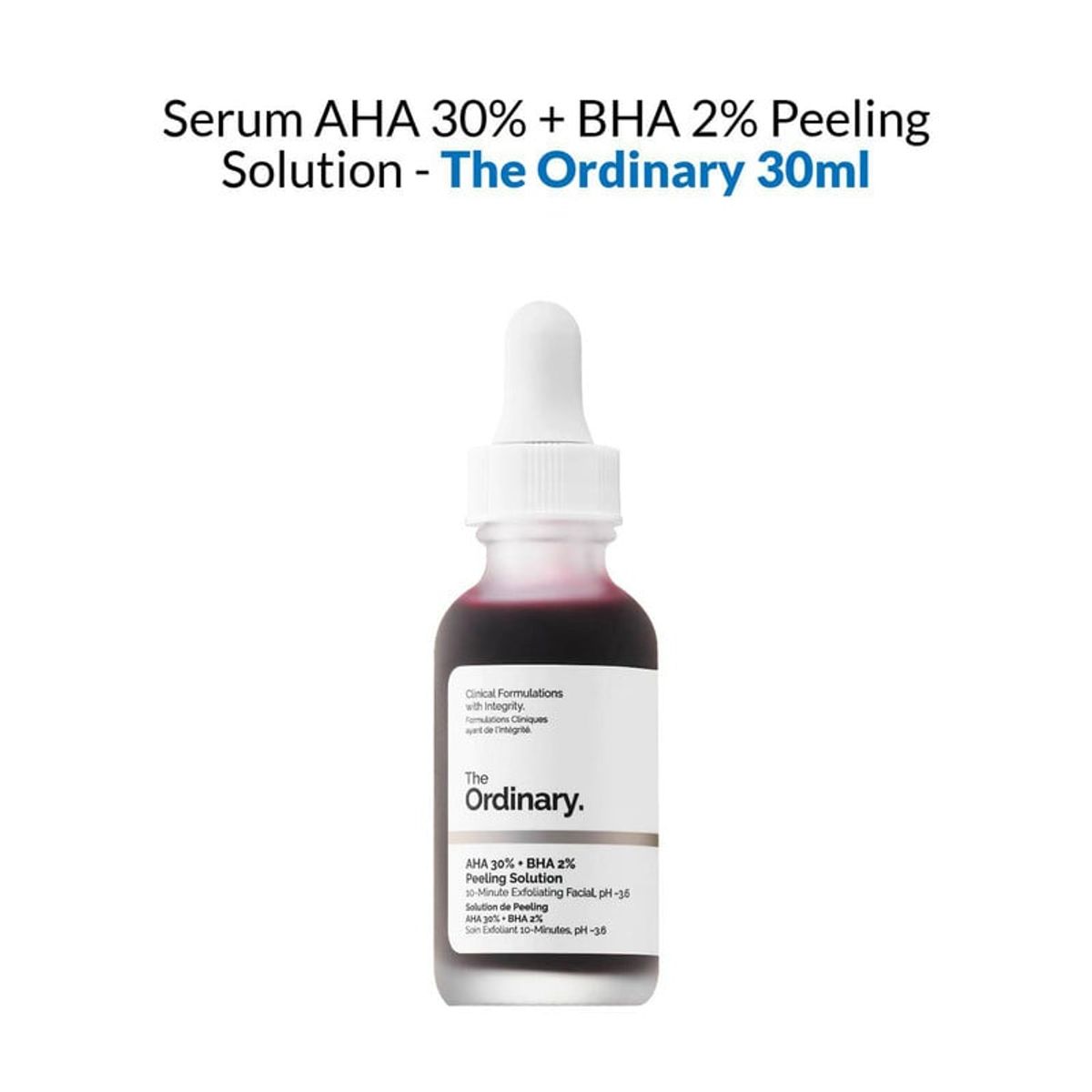 BIOAQUA - SERUM AHA 30 BHA 2 PEELING SOLUTION y AGUA MICELAR 250 ML BIOAQUA