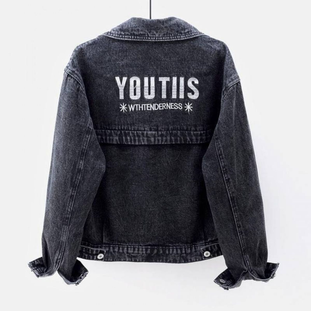 TIOZONEY - Chaqueta Jeans Mujer