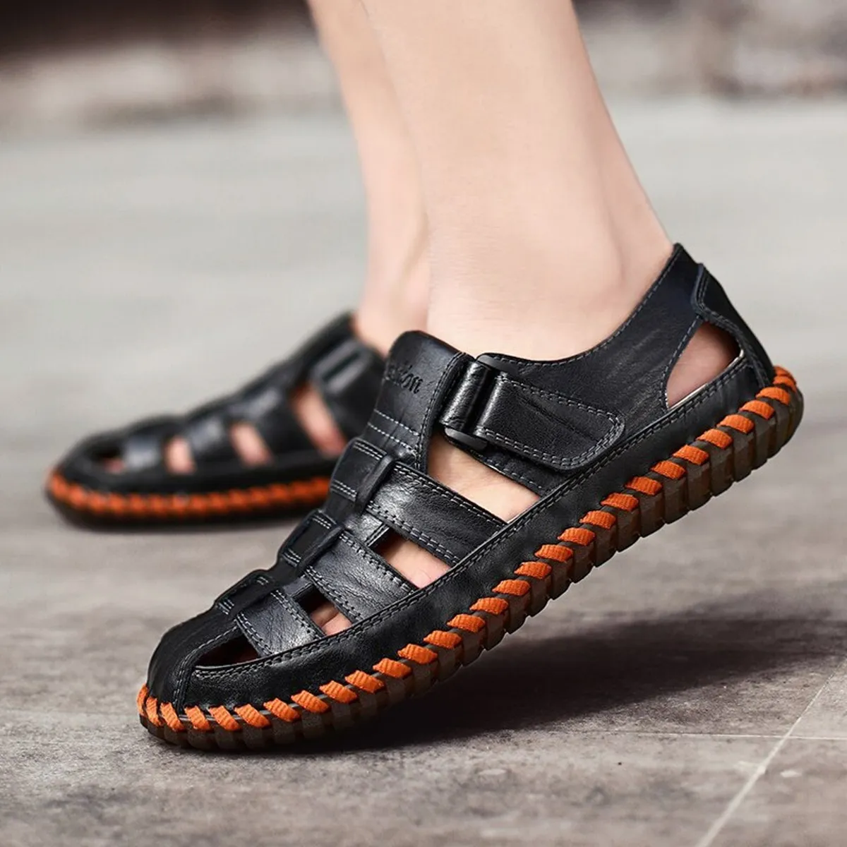 TIOZONEY - Sandalia para Hombre