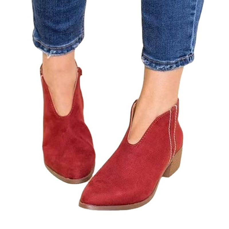TIOZONEY - Botas Chelsea para mujer