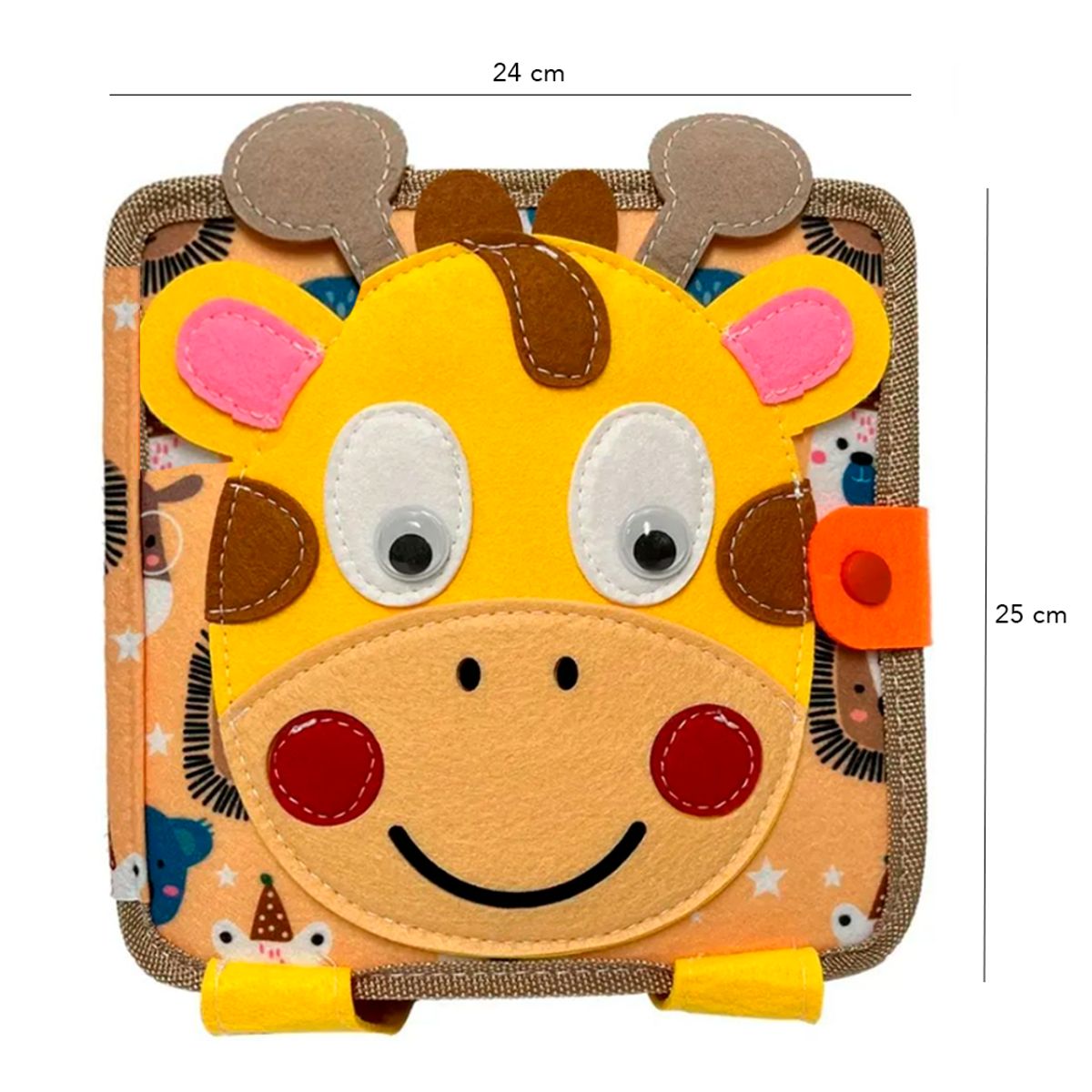 GENERICO - Libro de Tela Texturizado Estimulacion Sensorial