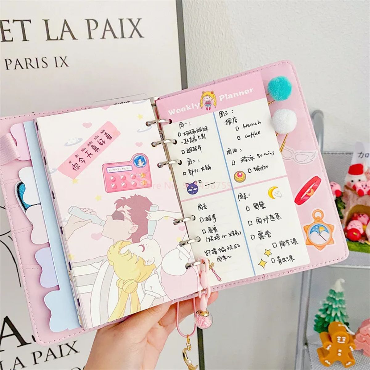 OEM - Agenda Sailor Moon Notebook A5 Accesorios