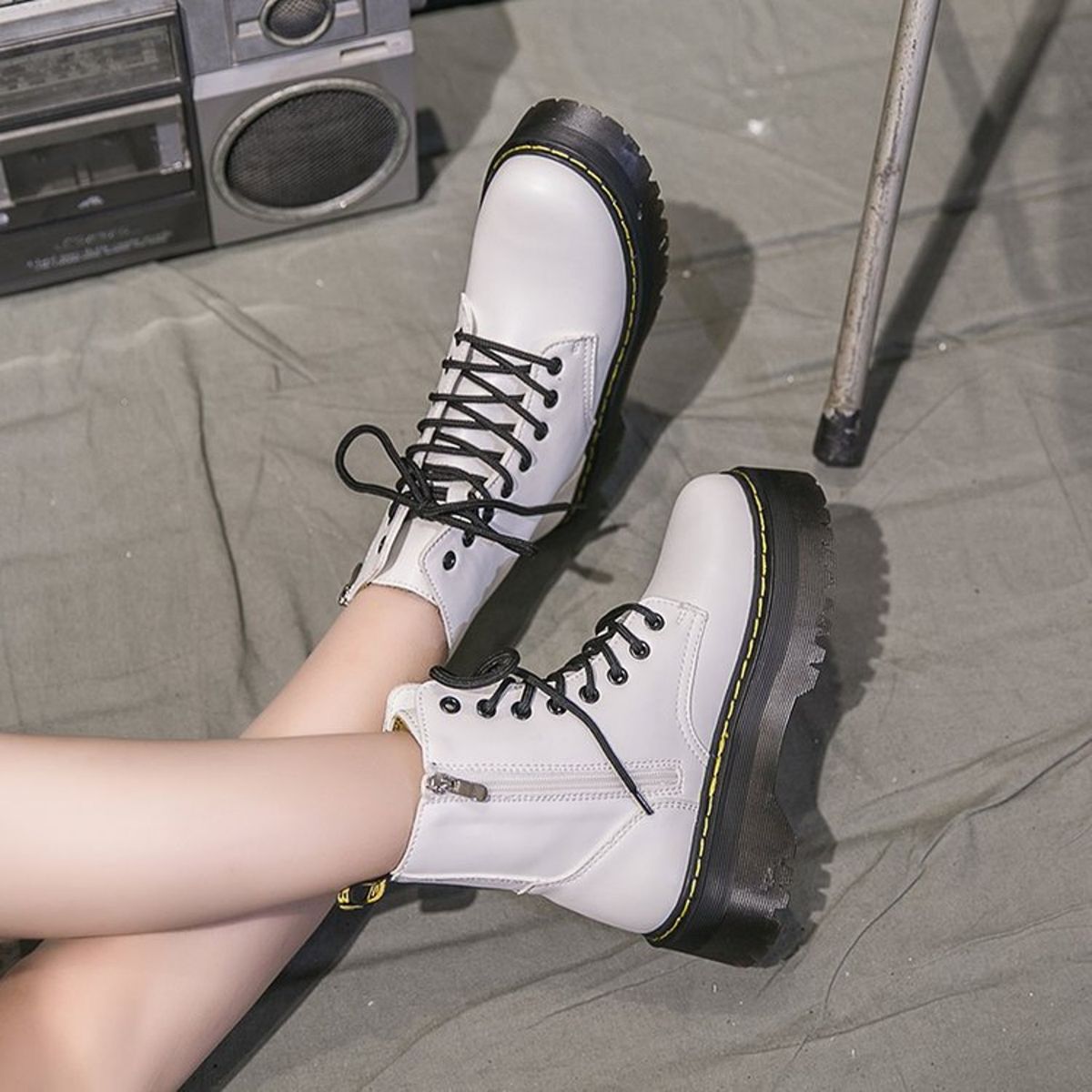 TIOZONEY - Botin De Mujer Moda