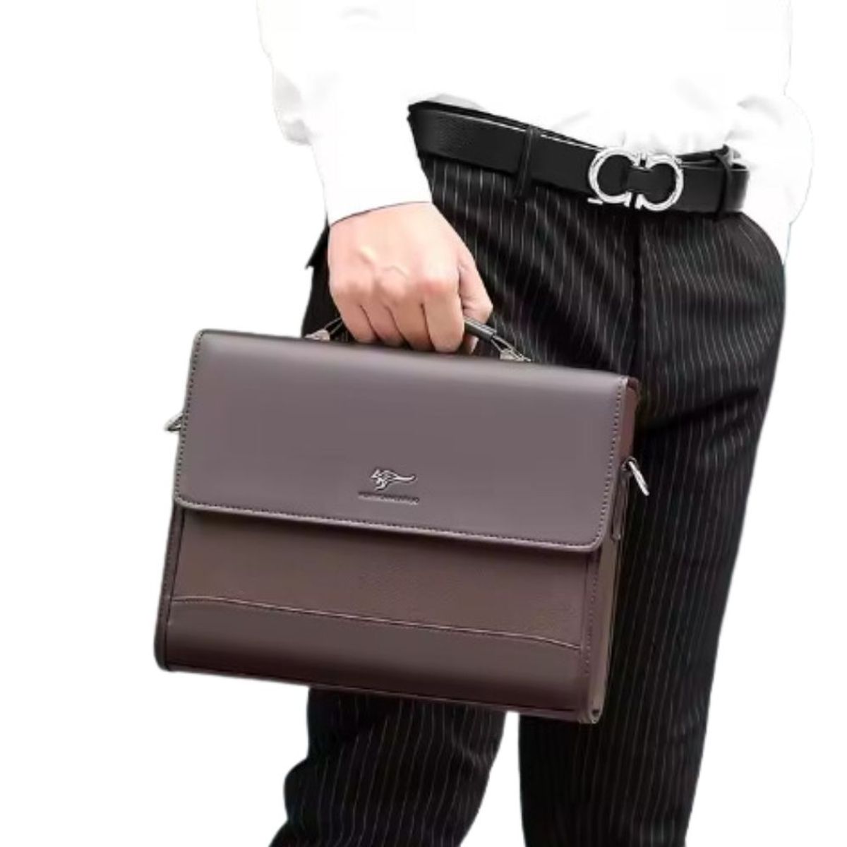 GENERICO - Maletín crossbody porta laptop documentos negocios hombro