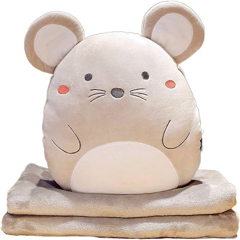 TIOZONEY - Edredón de Almohada de Animales de Dibujos Animados