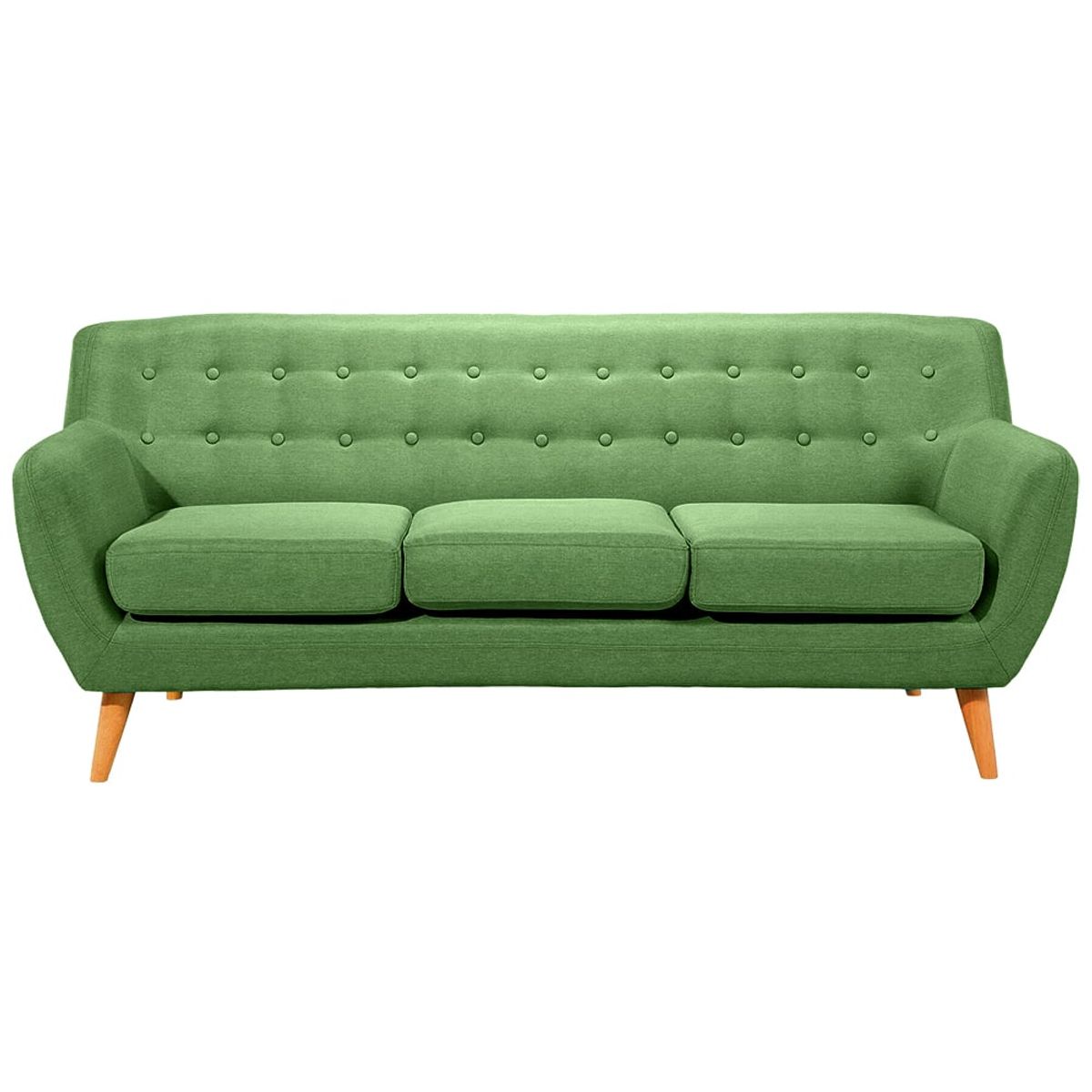 HOGAR & SPACIOS - HYS SALA 3 2 1 ZACK VINTAGE VERDE PALIDO