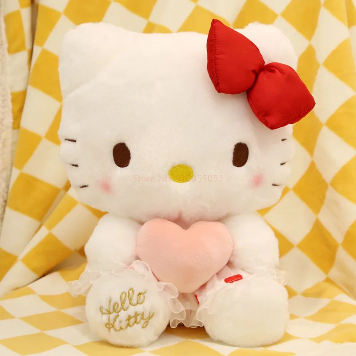 GENERICO - PELUCHE SANRIO KITTY LOVE 35CM