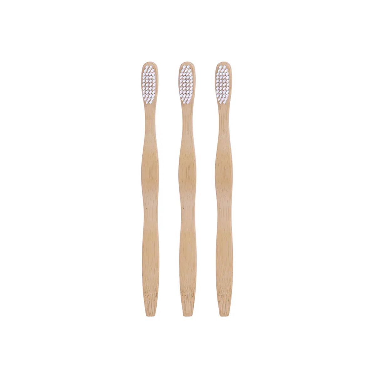 GENERICO - CEPILLO DENTAL DE BAMBÚ PACK X 8 ECOAMIGABLE