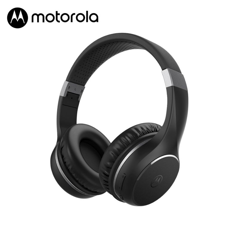 MOTOROLA - Audífono Motorola Moto XT220 Negro Bluetooth 23 Horas Plegado Compacto