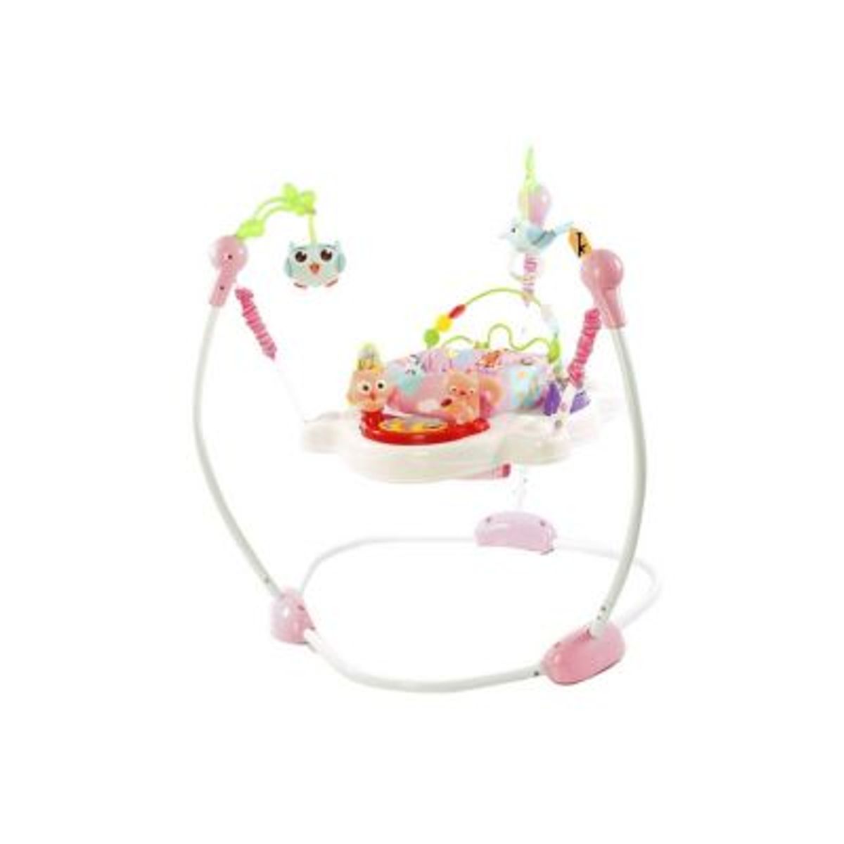 CUZKA - Saltarin centro de actividades buho 360 pink