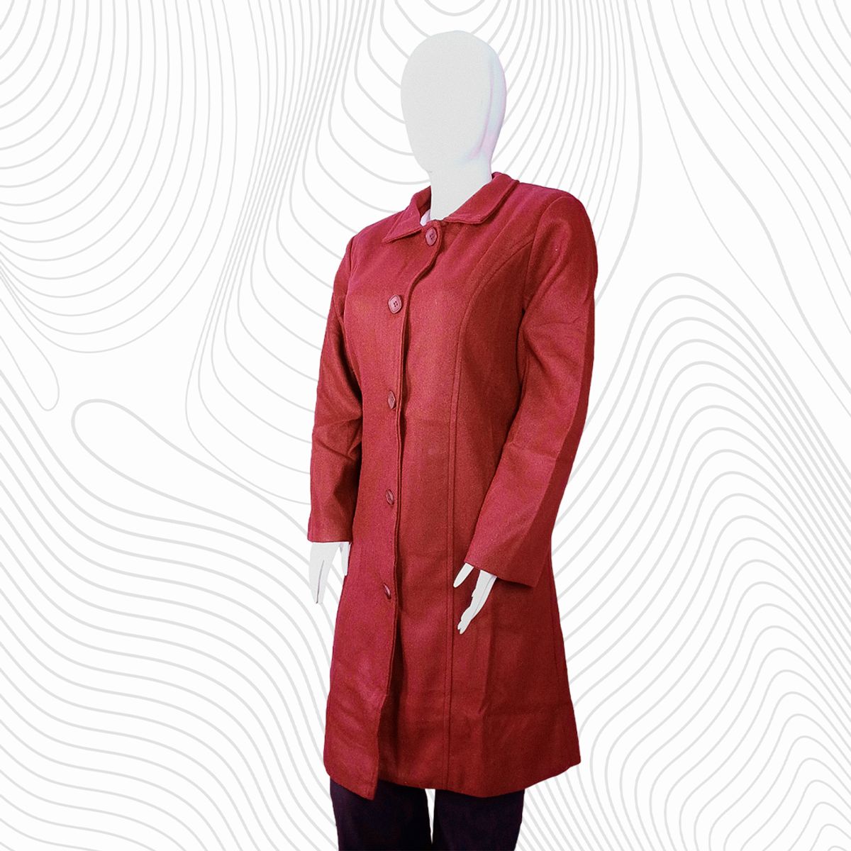 GENERICO - ABRIGO ELEGANTE PARA DAMA.