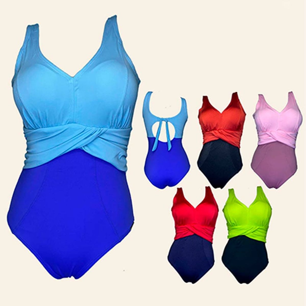 GENERICO - Enterizo Licra UV Princesa Tarakanova GL-52 Color Rojo