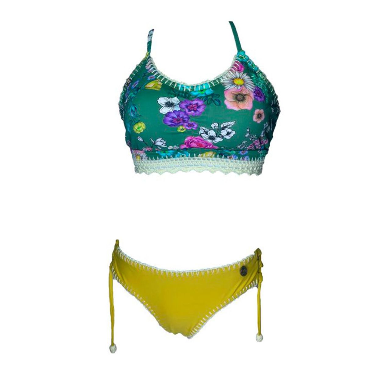 GENERICO - Bikini Licra UV Ada Lovelace amarillo GL-60