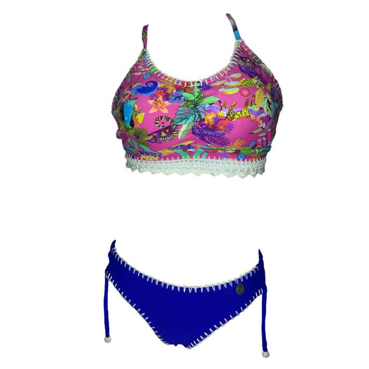 GENERICO - Bikini Licra UV Ada Lovelace azul GL-60