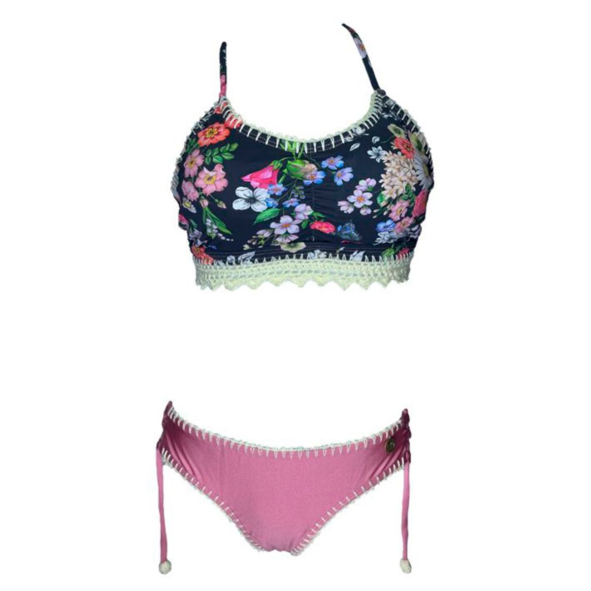GENERICO - Bikini Licra UV Ada Lovelace rosado GL-60