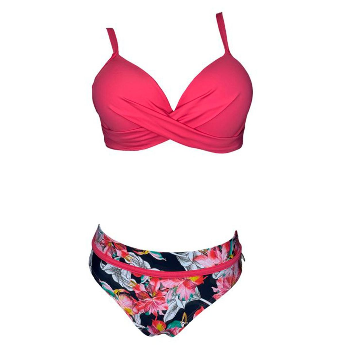 GENERICO - Bikini Licra UV Amanda Sotelo rojo GL-48