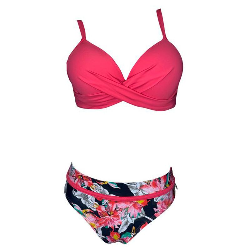 GENERICO - Bikini Licra UV Amanda Sotelo rojo GL-48