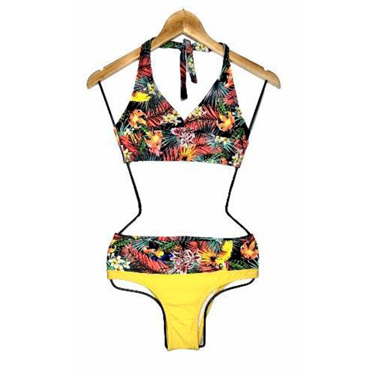GENERICO - Bikini Licra UV Bussier Amarillo GL-20