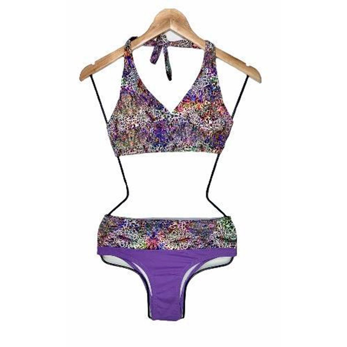 GENERICO - Bikini Licra UV Bussier Morado GL-20