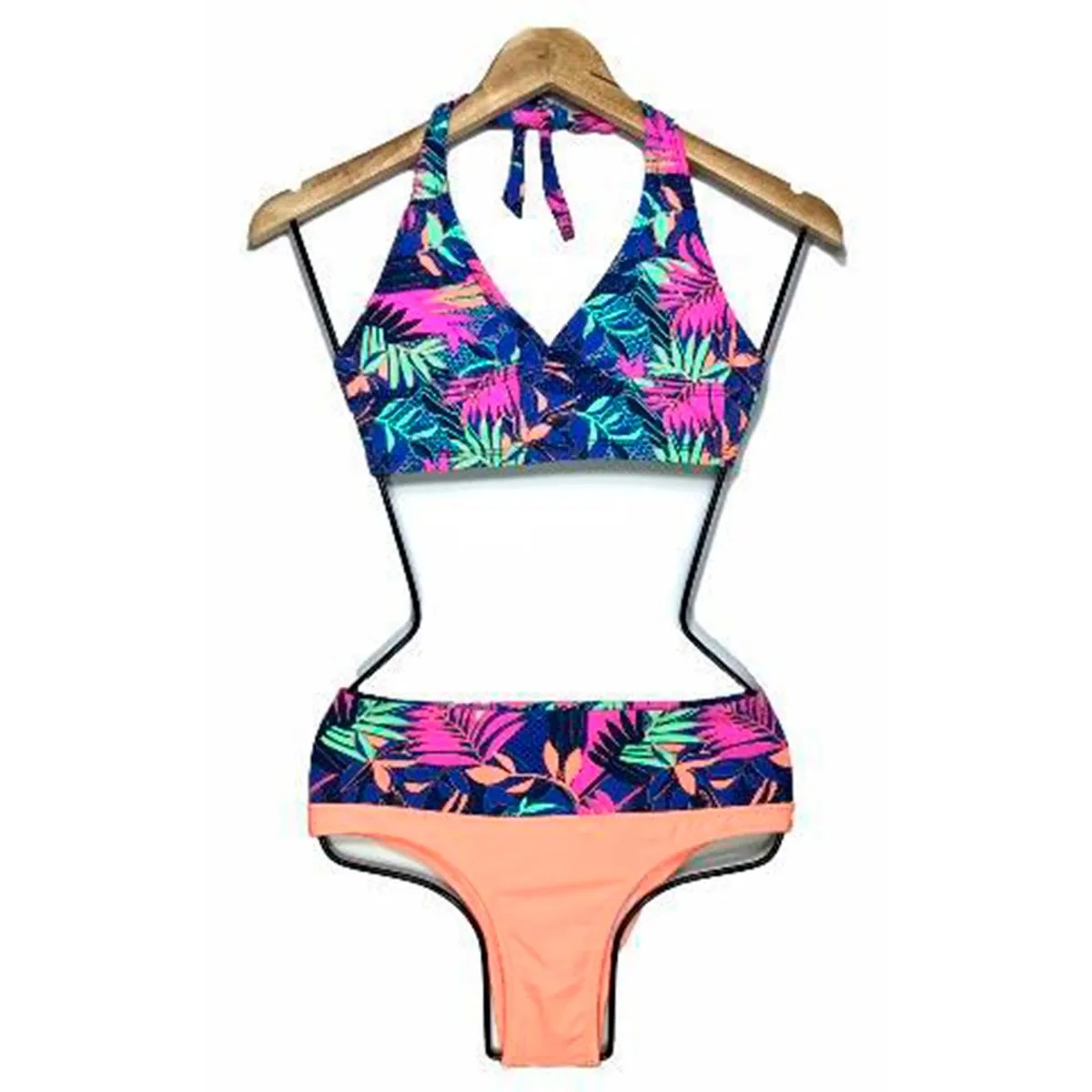 GENERICO - Bikini Licra UV Bussier Naranja GL-20