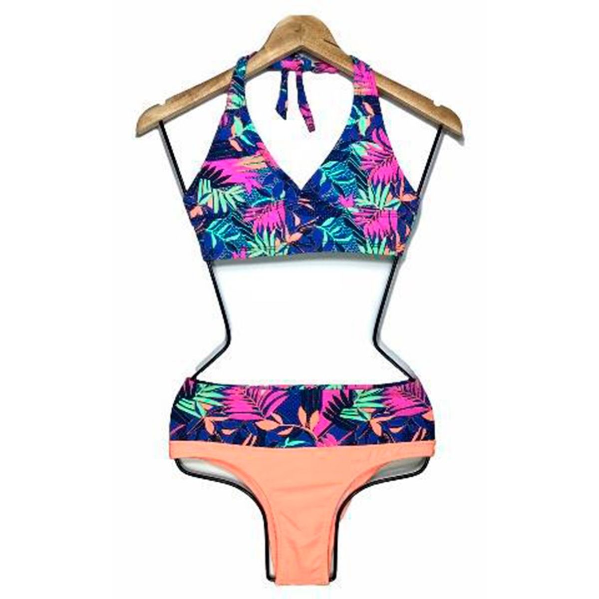 GENERICO - Bikini Licra UV Bussier Naranja GL-20