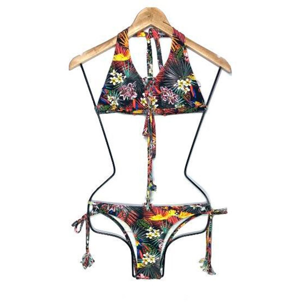 GENERICO - Bikini Licra UV Corset Amarillo GL-22