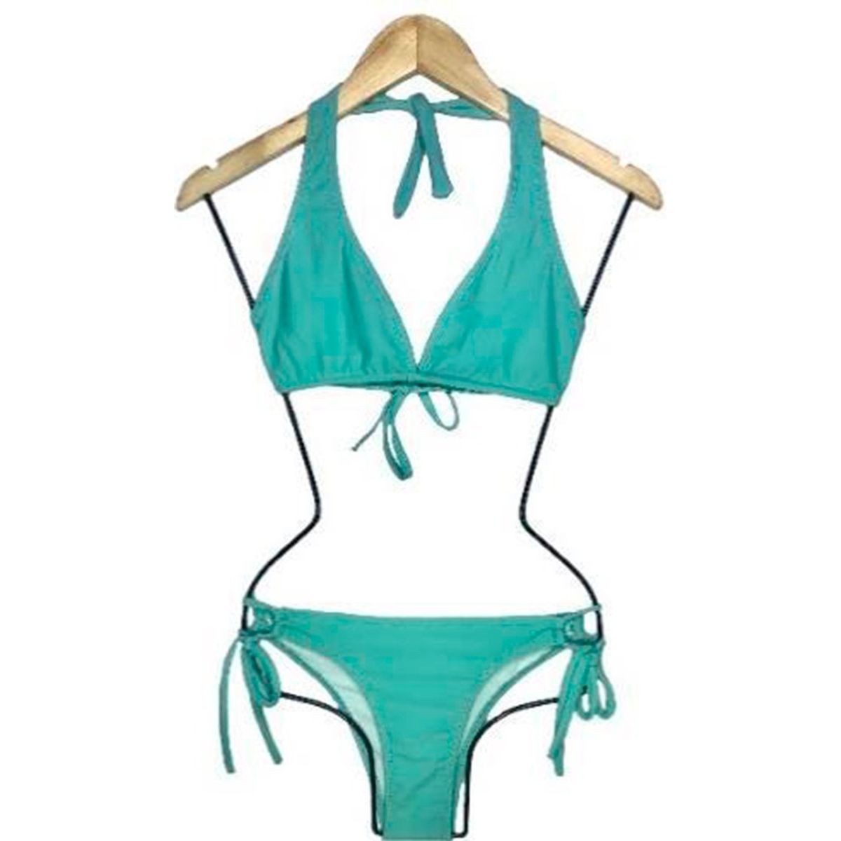GENERICO - Bikini Licra UV Clasico Verde GL-18