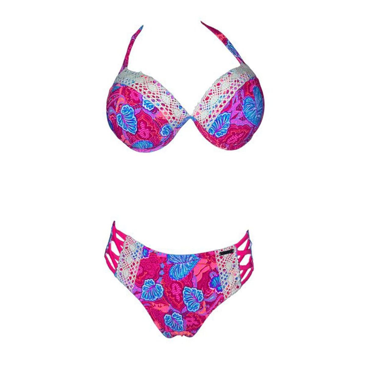 GENERICO - Bikini Licra UV Emma Goldman Fucsia GL-48