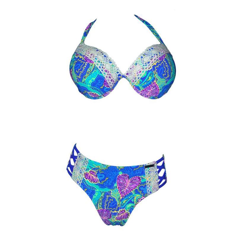 GENERICO - Bikini Licra UV Emma Goldman Celeste GL-48