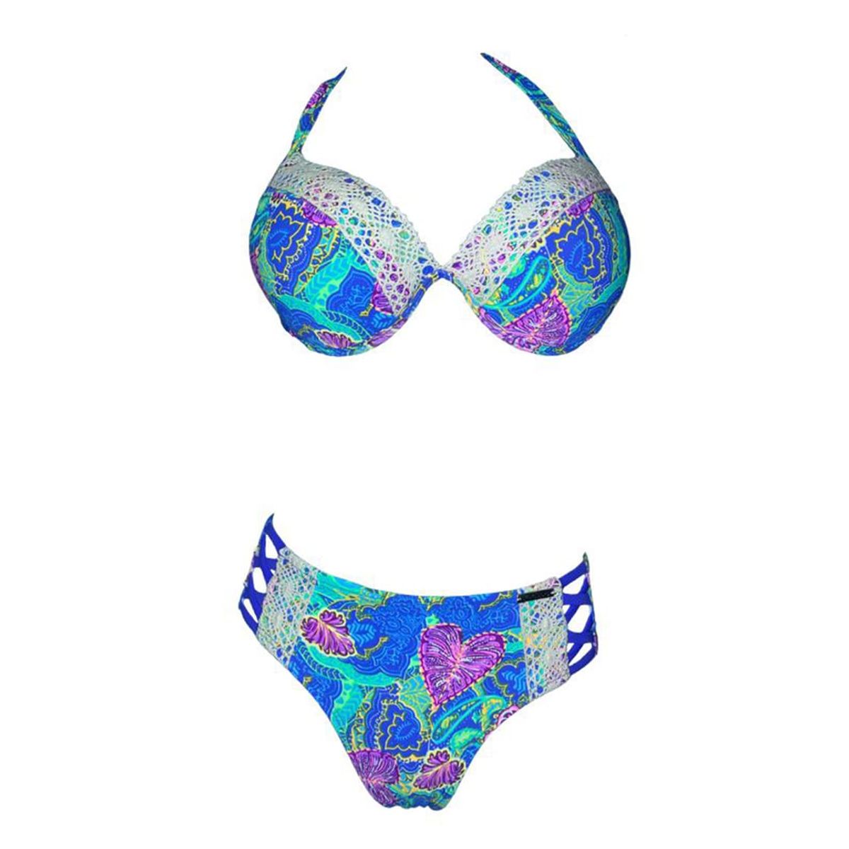 GENERICO - Bikini Licra UV Emma Goldman Celeste GL-48