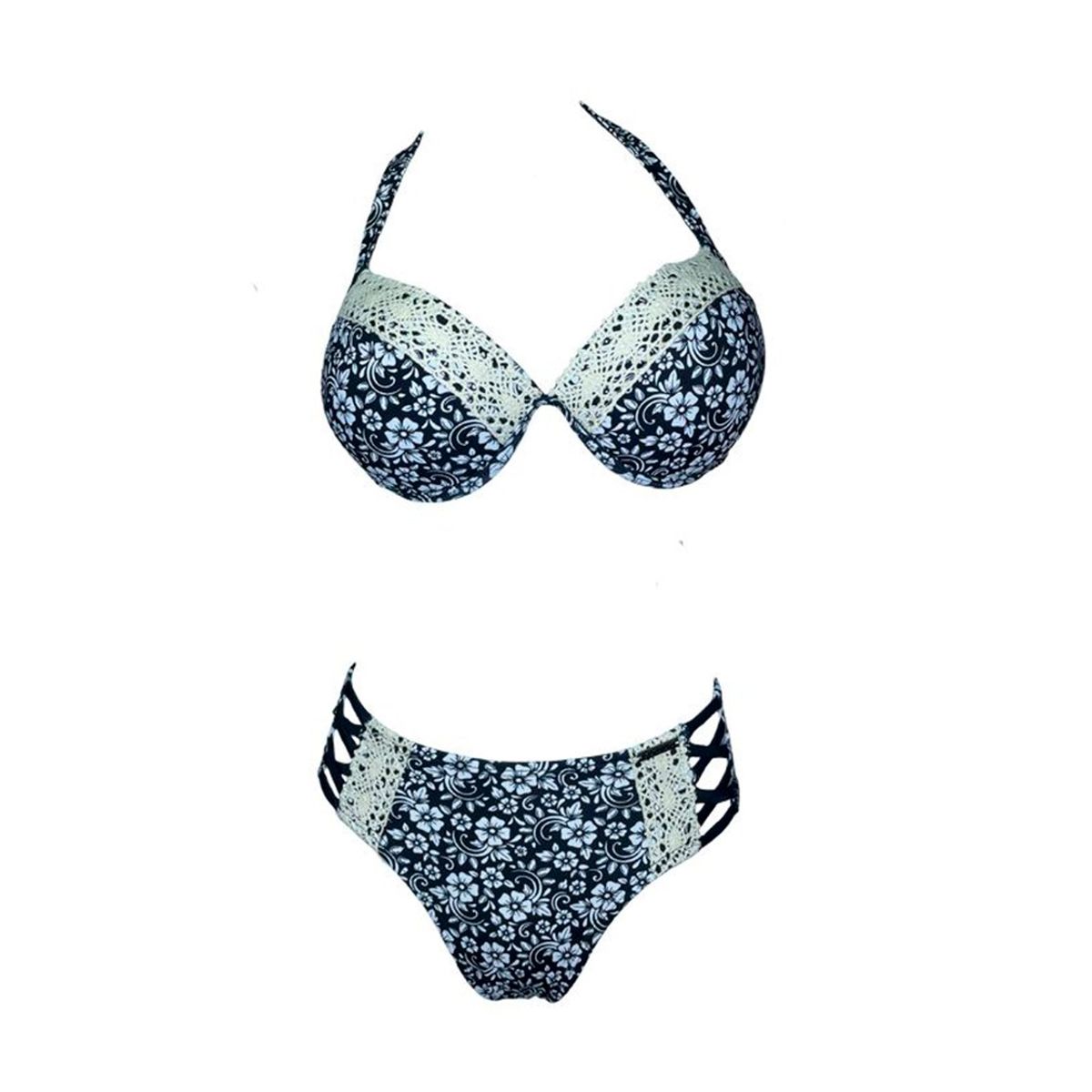 GENERICO - Bikini Licra UV Emma Goldman Negro GL-48