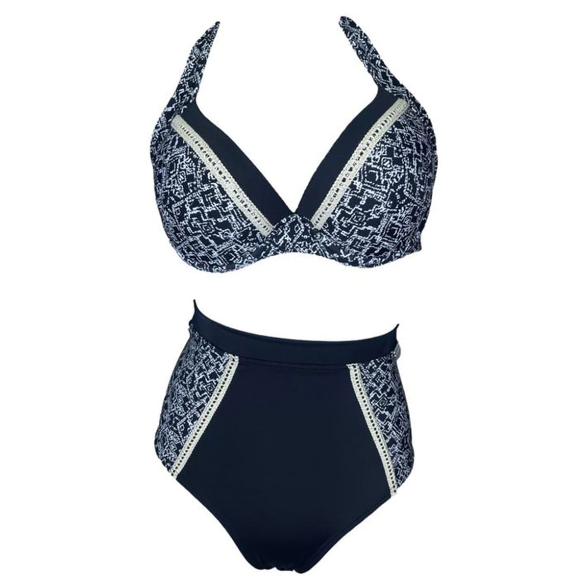 GENERICO - Bikini Licra UV Jane Goodall Negro GL-46