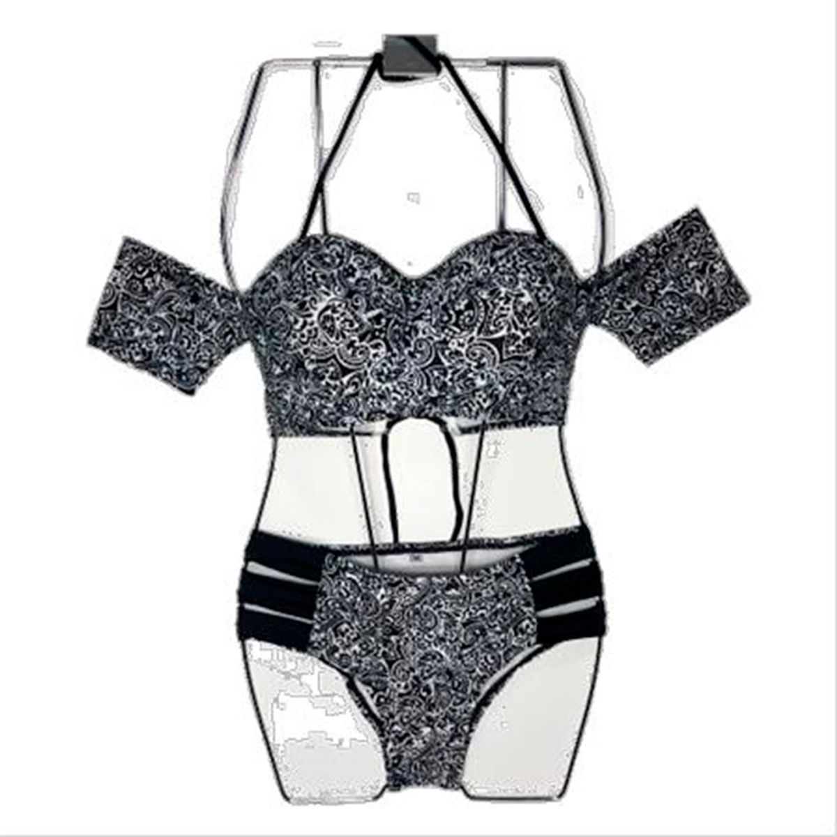 GENERICO - Bikini Licra UV Mia Negro GL-46