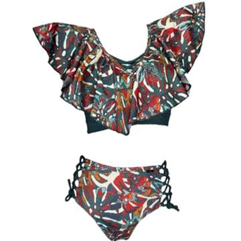 GENERICO - Bikini Licra UV Rumbera Licra UV Valentina Verde GL-48