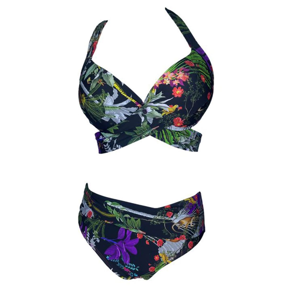 GENERICO - Bikini Licra UV Vera Miranda negro GL-48