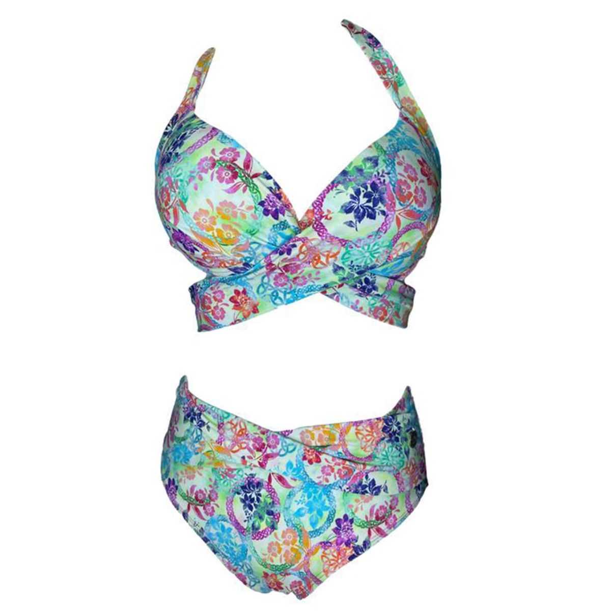 GENERICO - Bikini Licra UV Vera Miranda Celeste GL-48