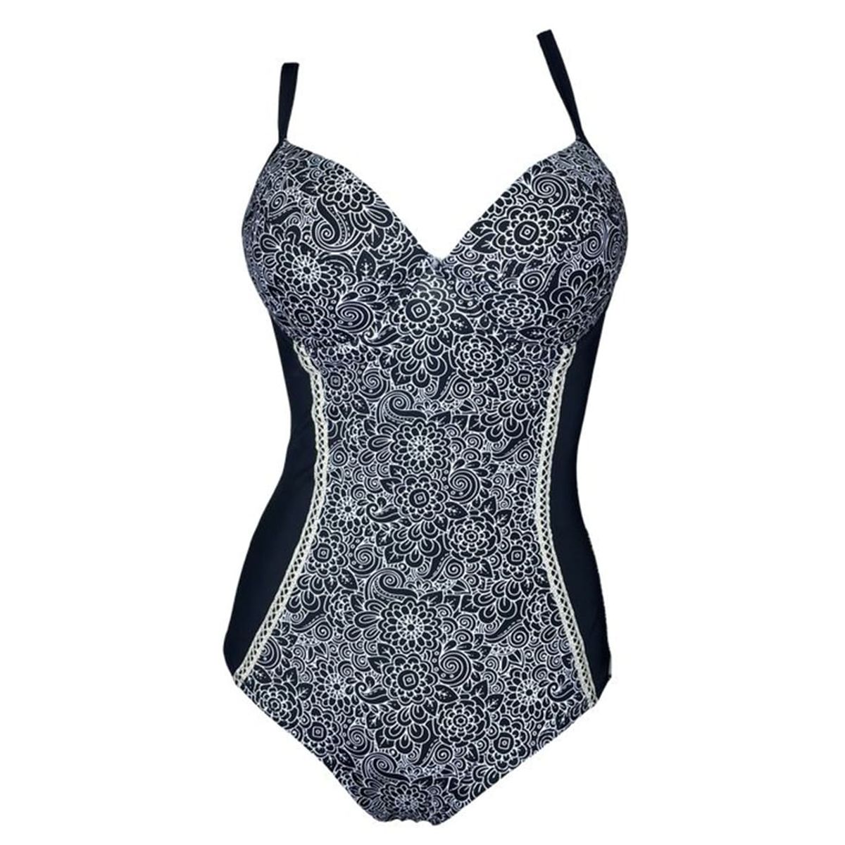 GENERICO - Enterizo Licra UV Ariella Hadid Negro GL-46