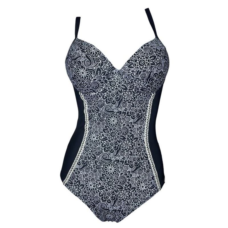 GENERICO - Enterizo Licra UV Ariella Hadid Negro GL-46