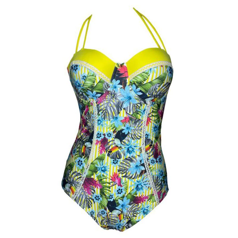 GENERICO - Enterizo Licra UV Arya Woolf Amarillo GL-46