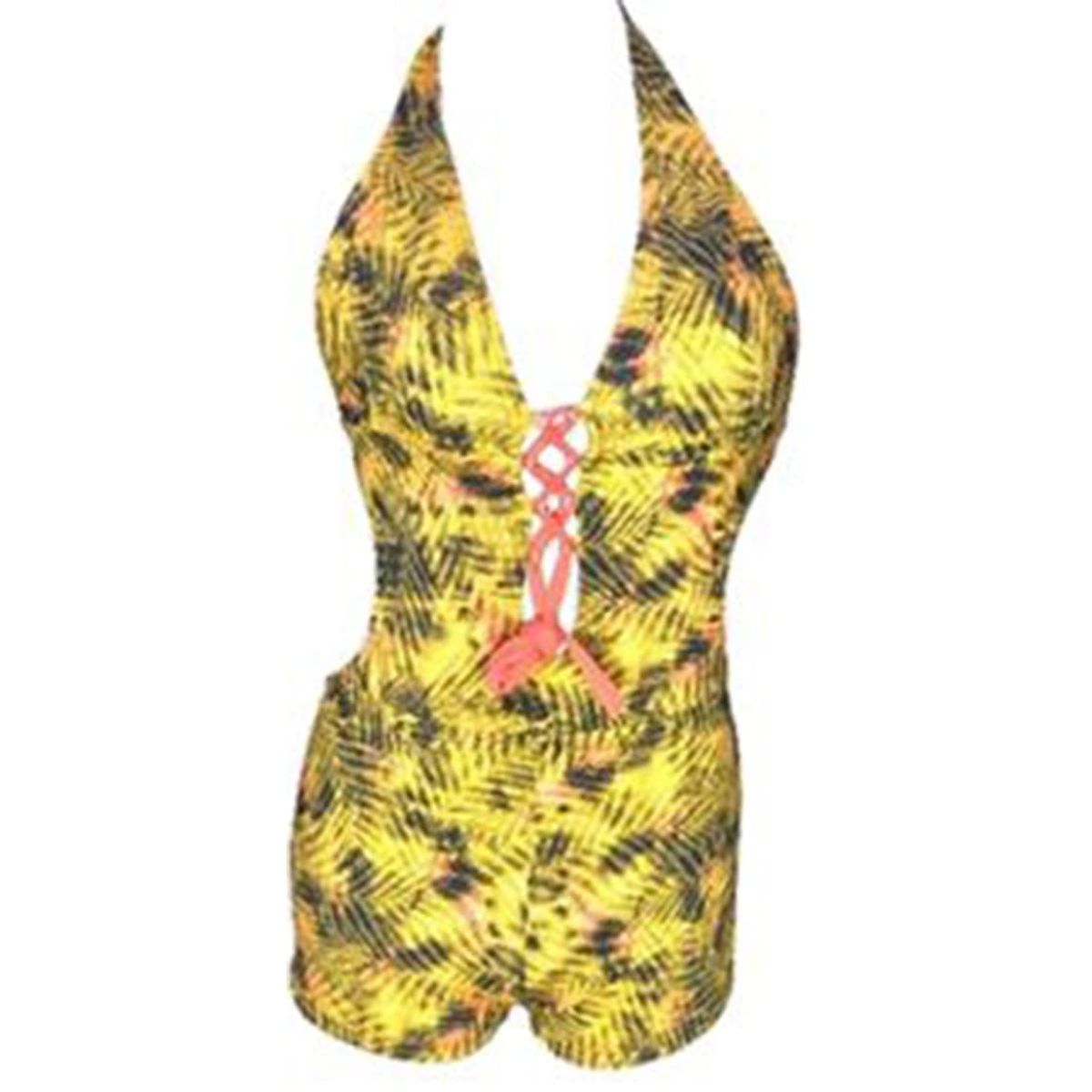 GENERICO - Trikini Licra UV Short Isabella Amarillo GL-32