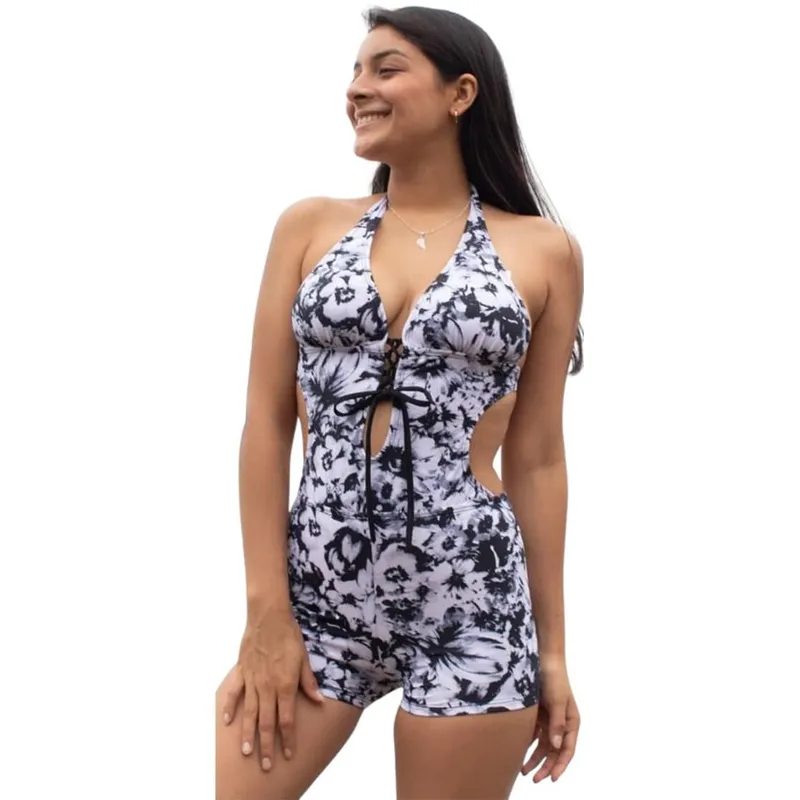 GENERICO - Trikini Licra UV Short Isabella Negro GL-32