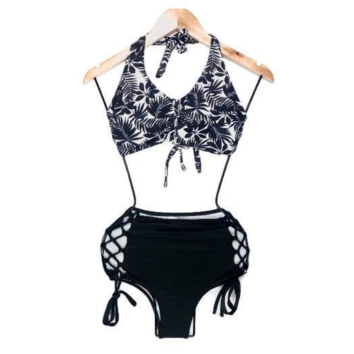 GENERICO - Ropa de baño Mujer Valentina Negro GL-28