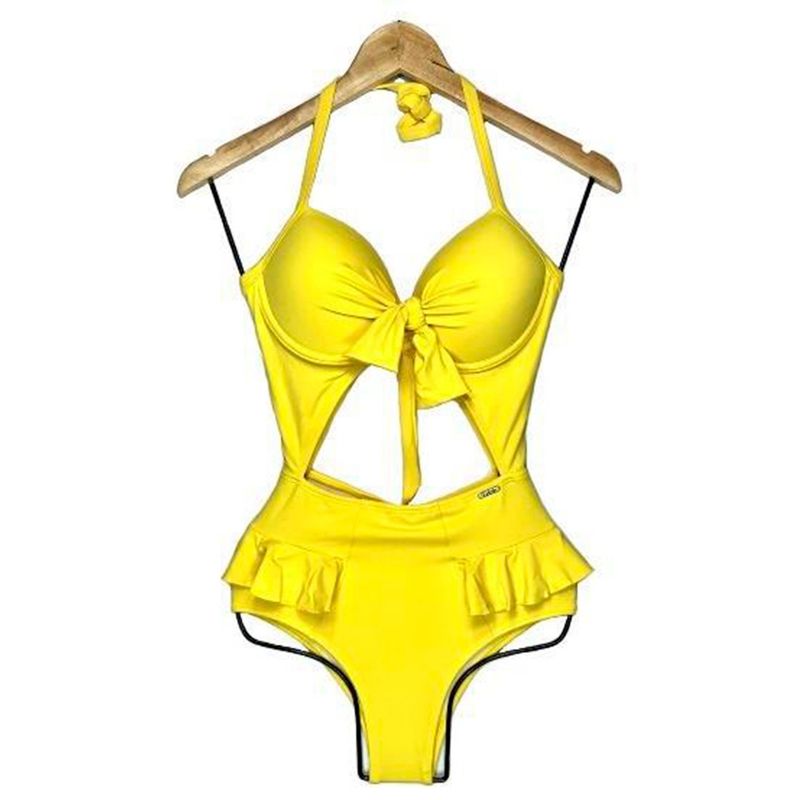 GENERICO - Ropa de baño Mujer Valeria Amarillo GL-28