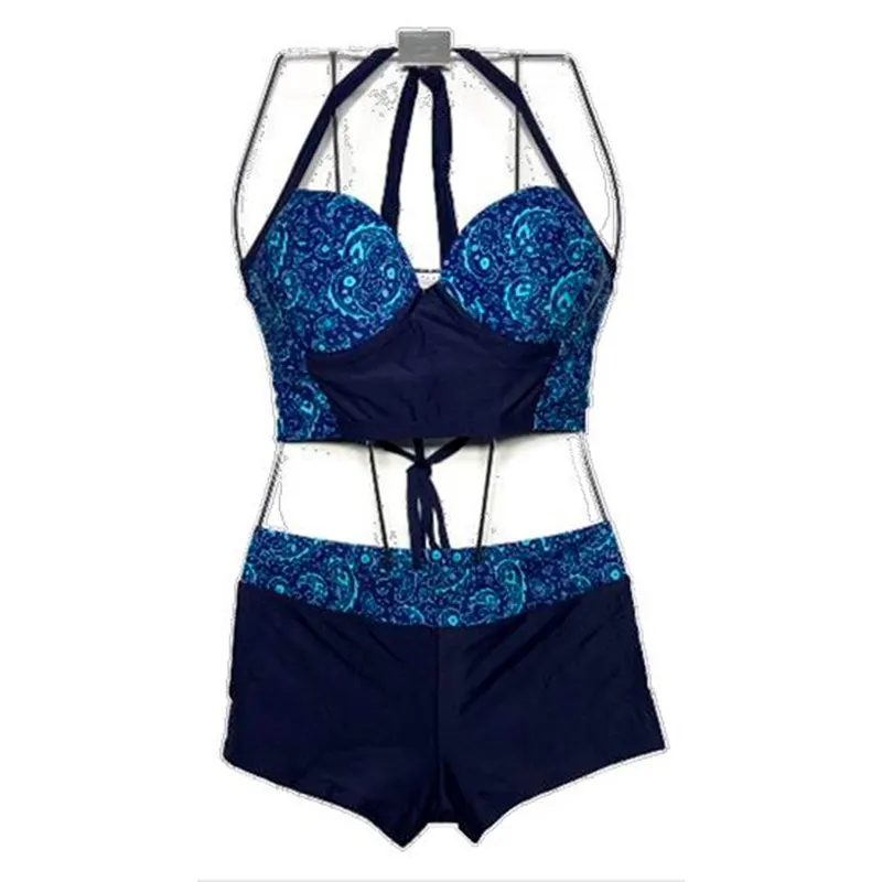 GENERICO - Ropa de baño Mujer Violeta Azul GL-45