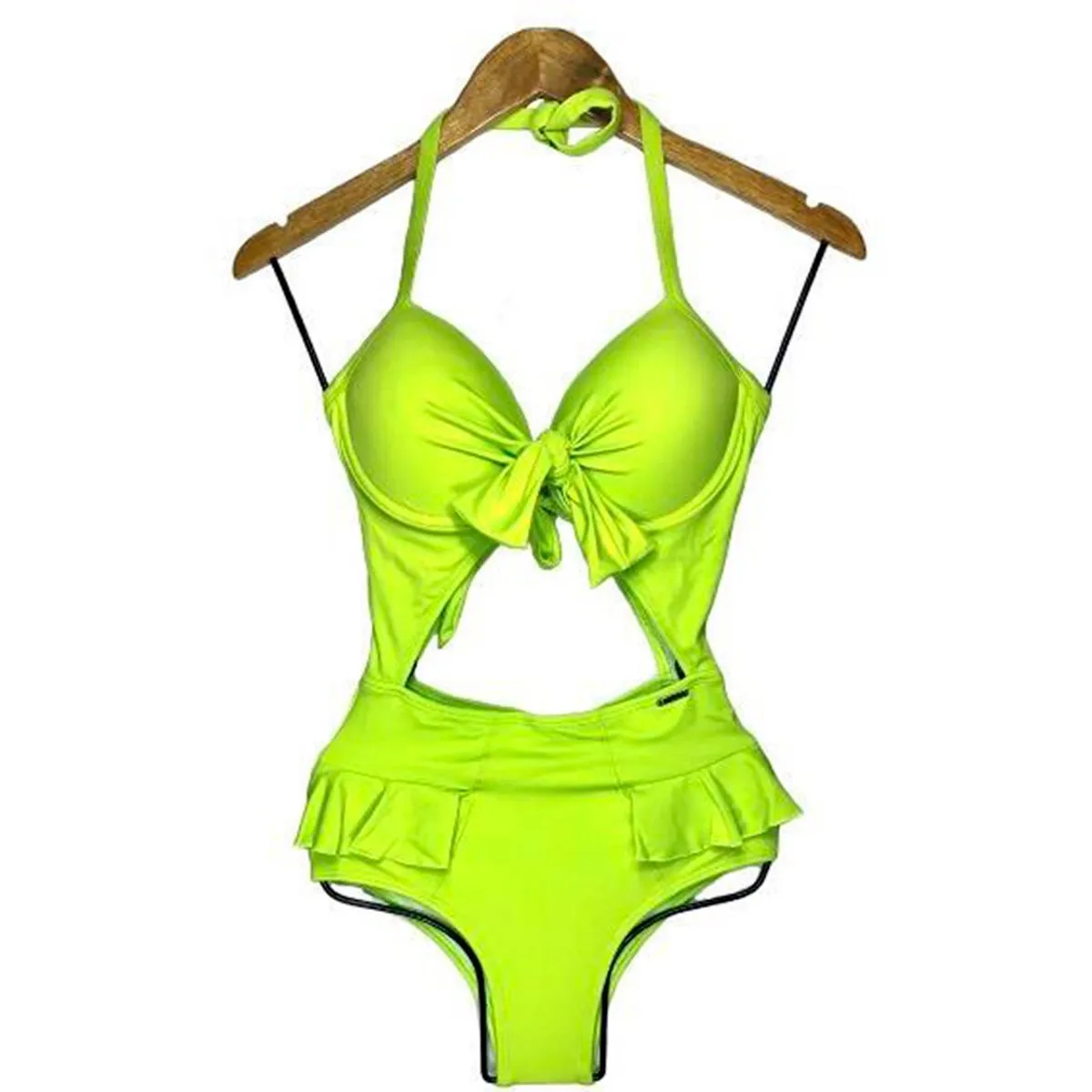 GENERICO - Ropa de baño Mujer Valeria Verde Limon GL-45