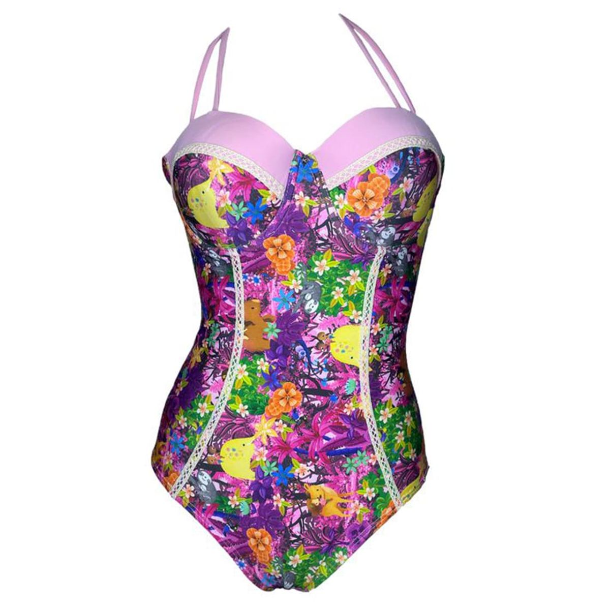 GENERICO - Enterizo Licra UV Arya Woolf Rosa GL-46