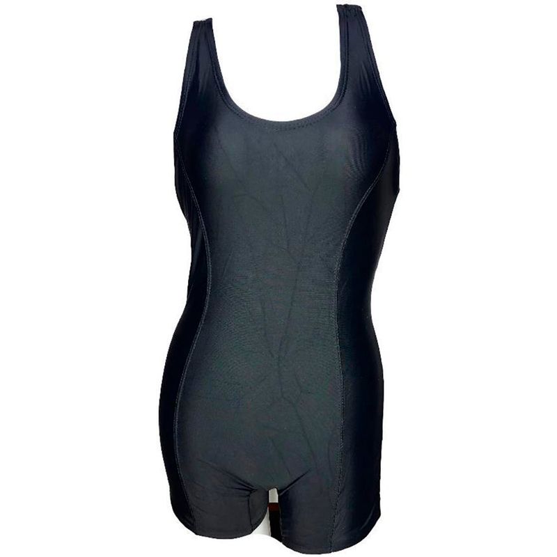 GENERICO - Ropa de baño Mujer Natacion Clasico Short Negro GL-32