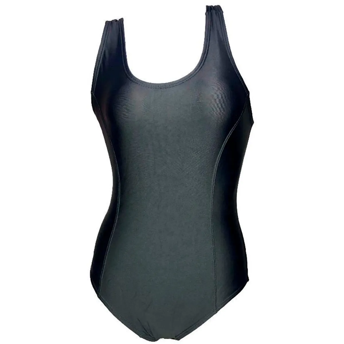 GENERICO - Ropa de baño Mujer Natacion Clasico Negro GL-26