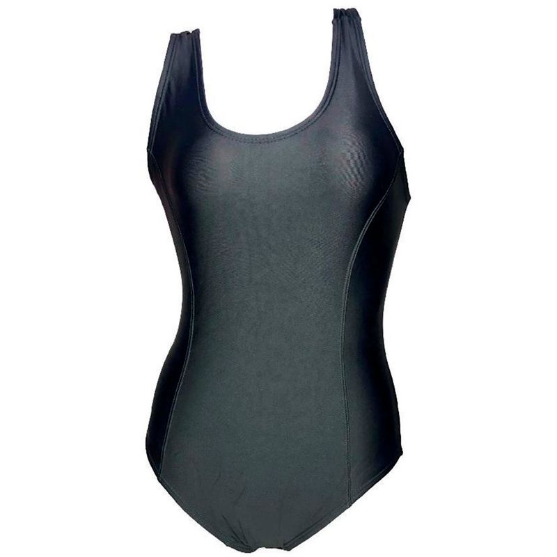 GENERICO - Ropa de baño Mujer Natacion Clasico Negro GL-26